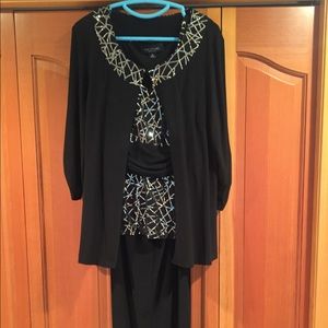 3 piece pant suit with sequins! Formal and classy